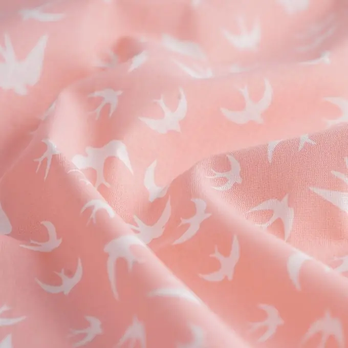 Direktkauf Cretonne Rosa Vögel