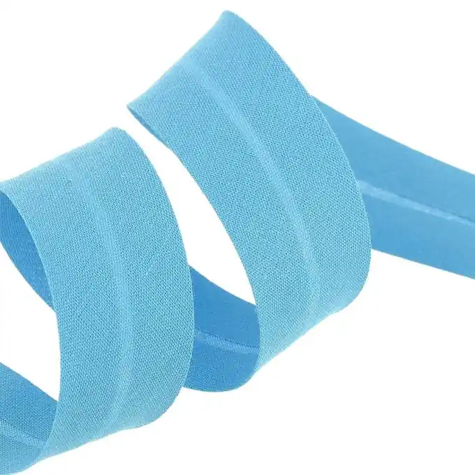 20 mm Schrägband gefaltet – türkisblau Bestpreis