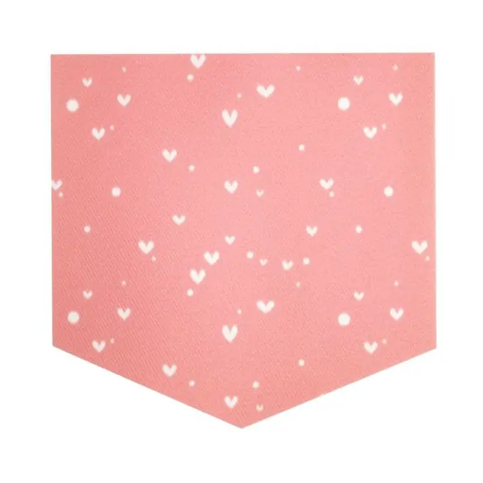 2-in-1-Bügeltasche Herz koralle Neuheit