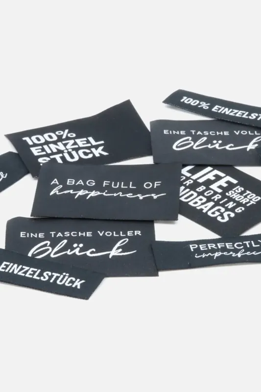 10er Set Webetiketten „Bags“ Expressversand