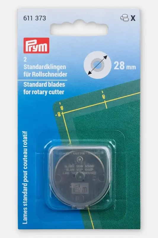 2 Standardklingen für PRYM Rollschneider „Mini“ Exklusiv